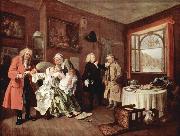 William Hogarth The Ladys Death oil